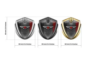 Bentley Silicone Emblema Badge Durevole Tocco Premium